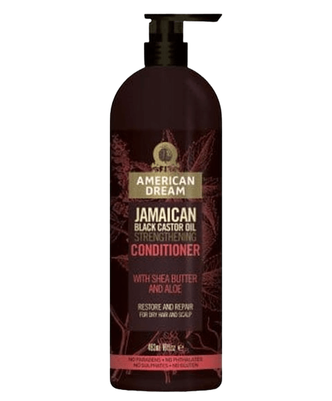 American Dream Après-shampooing fortifiant à l'huile de ricin noire jamaïcaine - 473ml - American Dream - Ethni Beauty Market