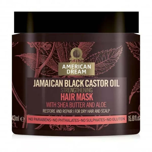 American Dream Masque capillaire fortifiant à l'huile de ricin noir jamaïcain 16oz - 473ml - American Dream - Ethni Beauty Market