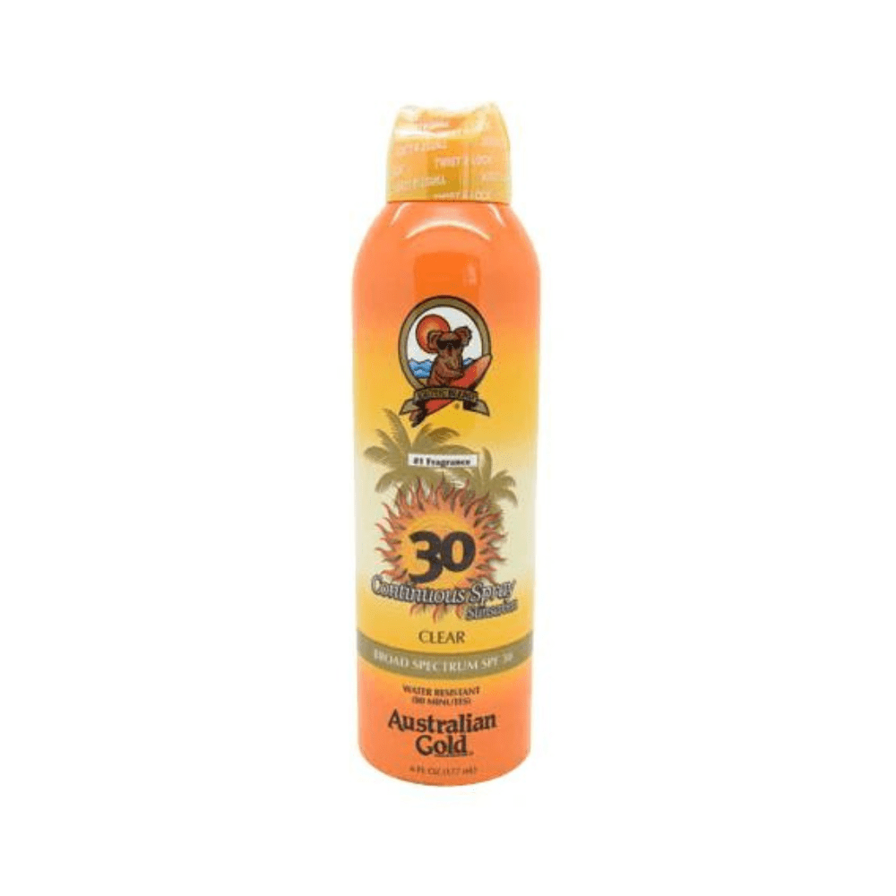 Australian Gold - Spray Protection solaire transparent  SPF 30 - 177ml - Australian Gold - Ethni Beauty Market