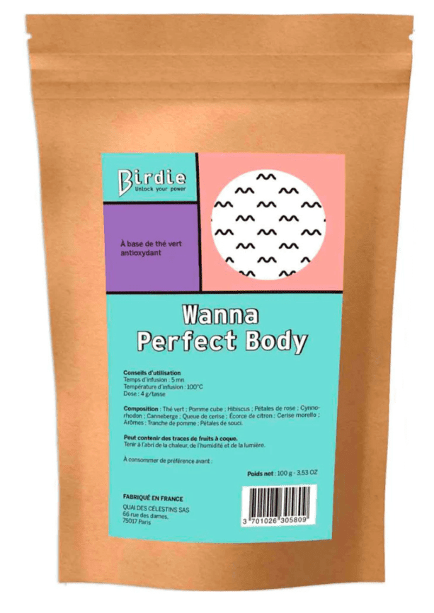 Birdie - Thé vert détox "Wanna perfect body" - 75g (Collection anti-gaspi) - Birdie - Ethni Beauty Market