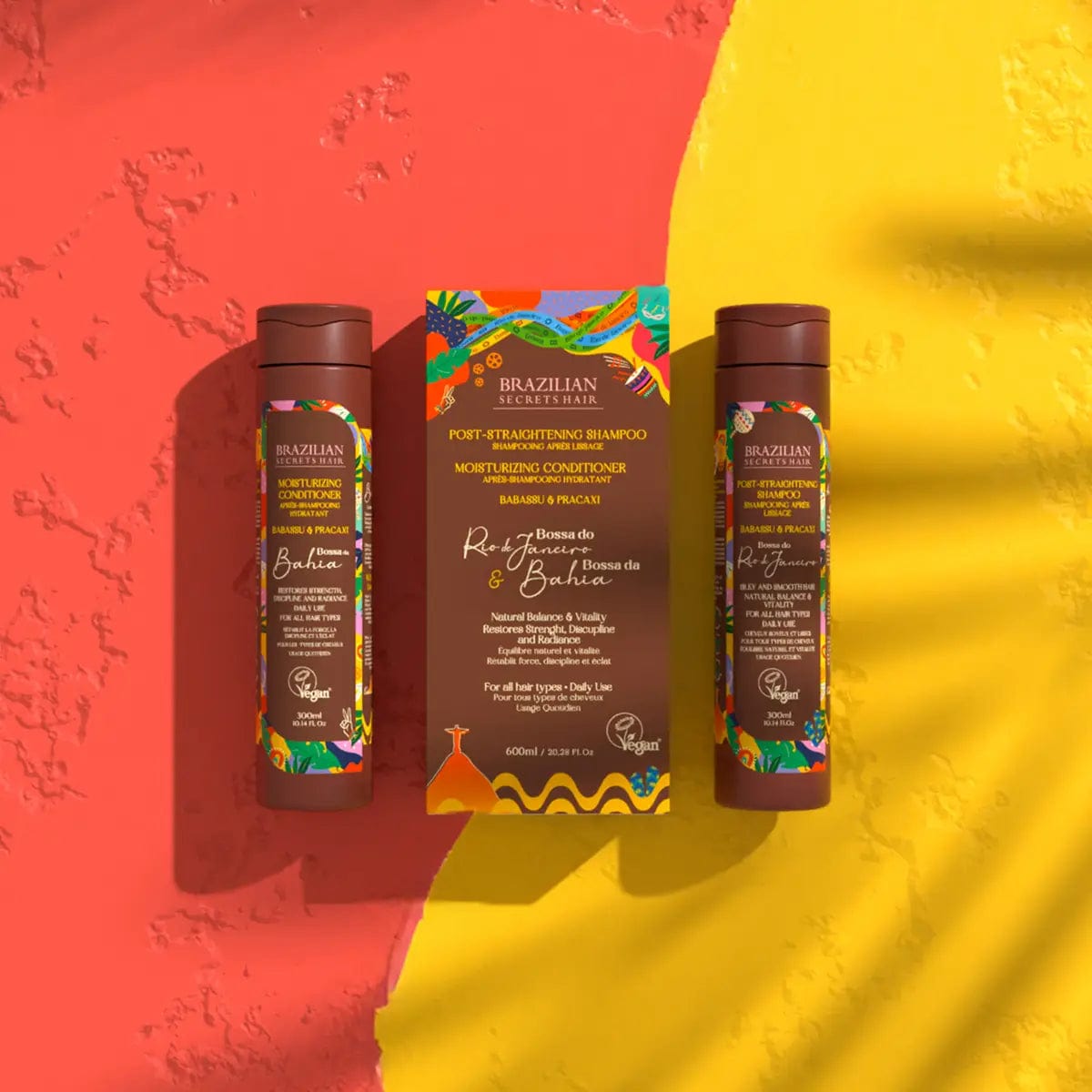 Brazilian Secrets Hair - Bossa do Rio - Kit Shampoing après-lissage & Après-shampoing hydratant - 300ml - Brazilian Secrets Hair - Ethni Beauty Market