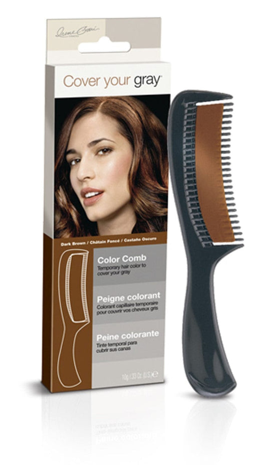 Cover Your Gray - Peigne Colorant Châtain Foncé "Color Comb Dark Brown" 10 g - Cover Your Gray - Ethni Beauty Market