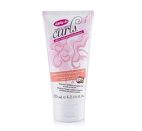 Dippity Do Girls - Whith Curls Coconut - Crème Coiffante Pour Boucles  "Curls Styling Cream" - 125 ml - Dippity - Ethni Beauty Market