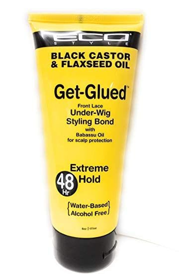 Eco Styler - Gel Ricin Noir et Graines de Lin Collant  "Get-Glued" 48h - 177ml - Eco Styler - Ethni Beauty Market