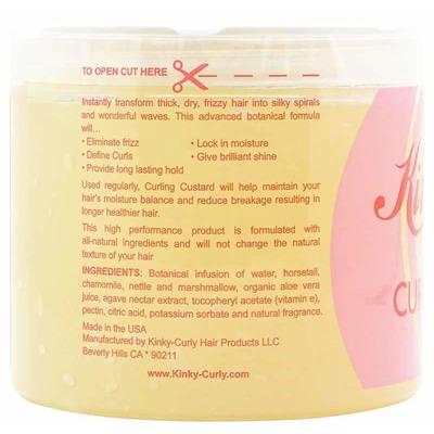 Kinky Curly - Gel Coiffant "Curling Custard" (Collection Anti-gaspi) 472ml - Kinky Curly - Ethni Beauty Market