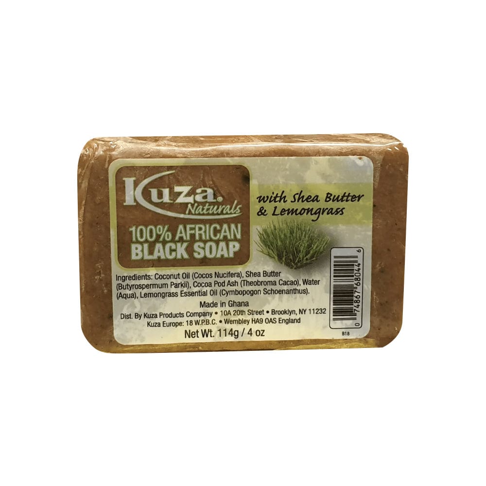 Kuza - 100% African black soap shea Butter and Lemongrass - 114g - Kuza - Ethni Beauty Market