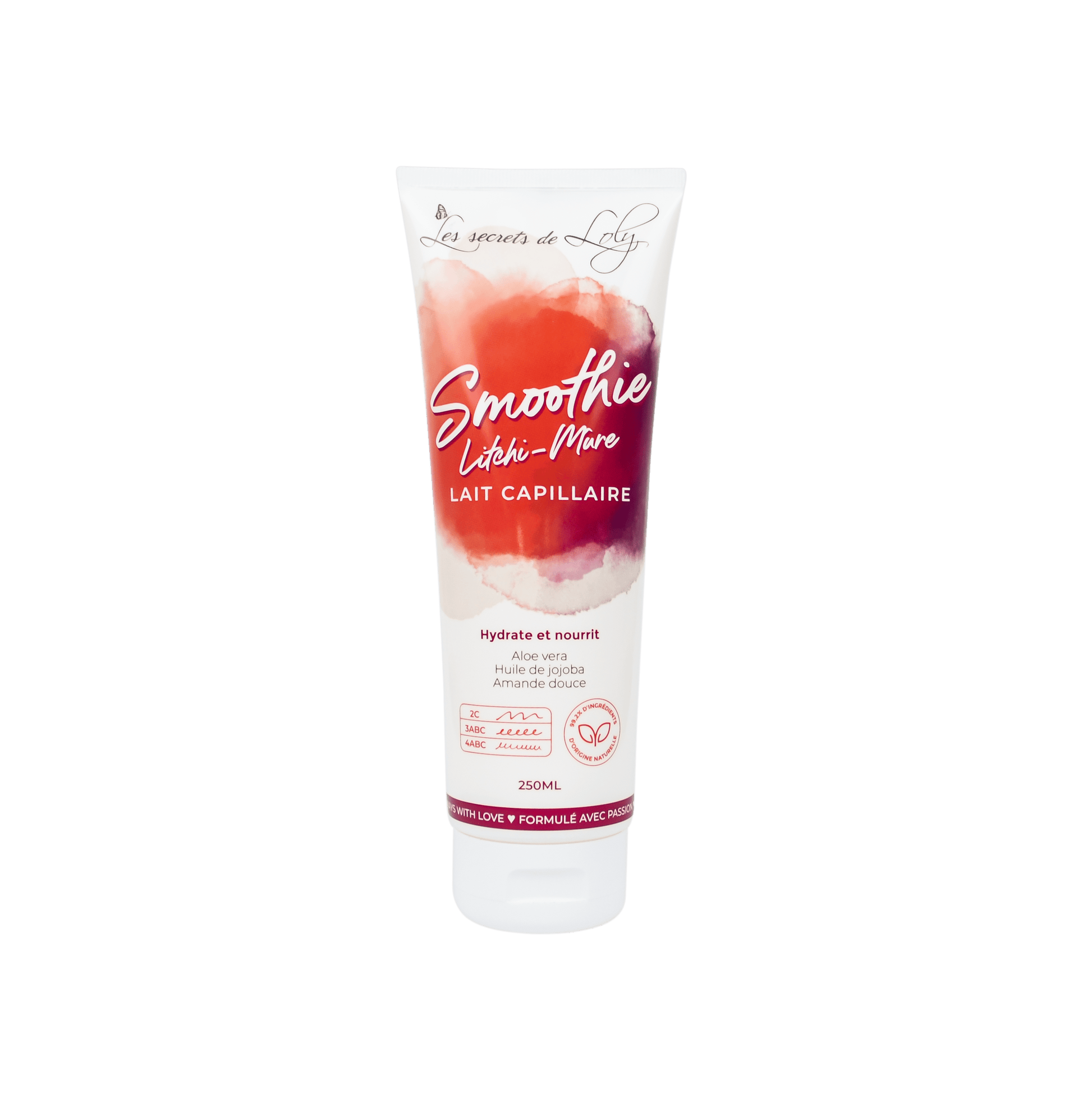 Les Secrets de Loly - Lait capillaire smoothie litchi-mûre - 250 ML - Les Secrets de Loly - Ethni Beauty Market