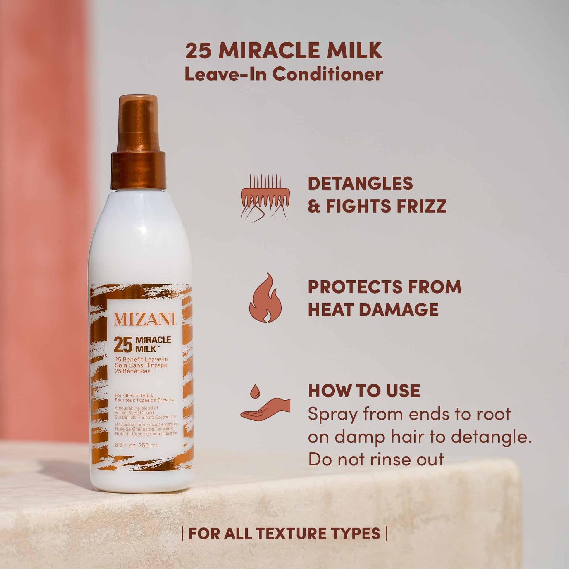 Mizani - Leave-in - 25 miracles milk - 250ml - Mizani - Ethni Beauty Market