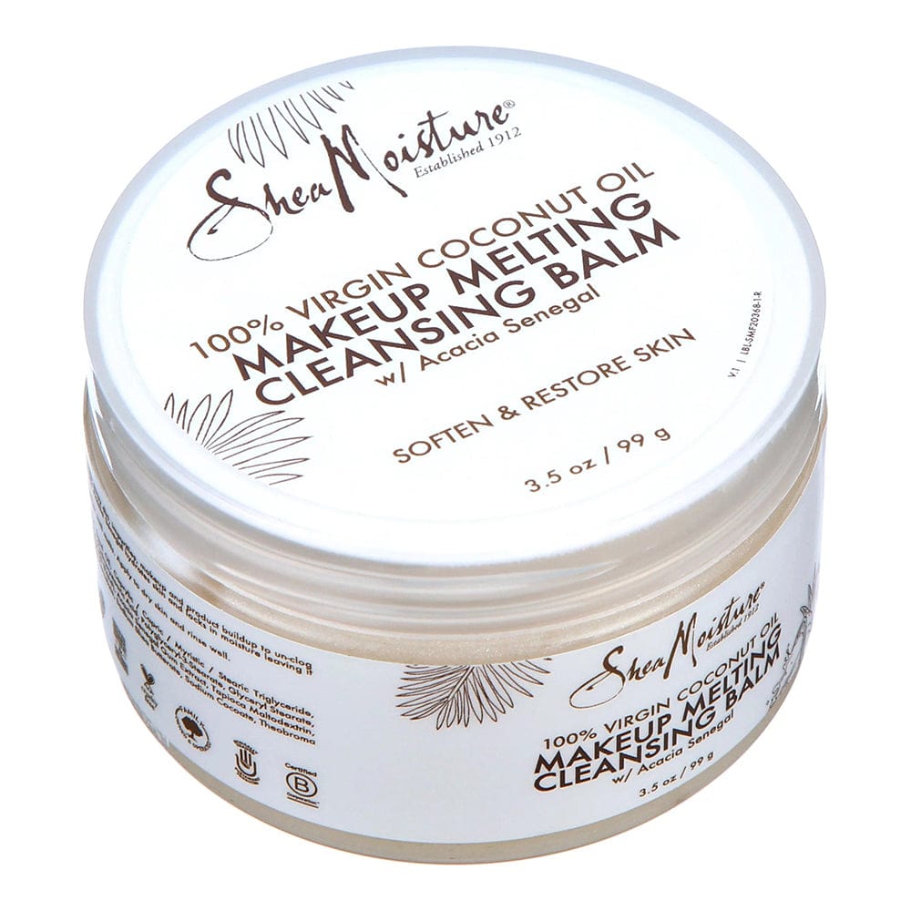 Shea Moisture - 100% Virgin Coconut Oil - Baume  nettoyant "makeup melting" - 99g - Shea Moisture - Ethni Beauty Market