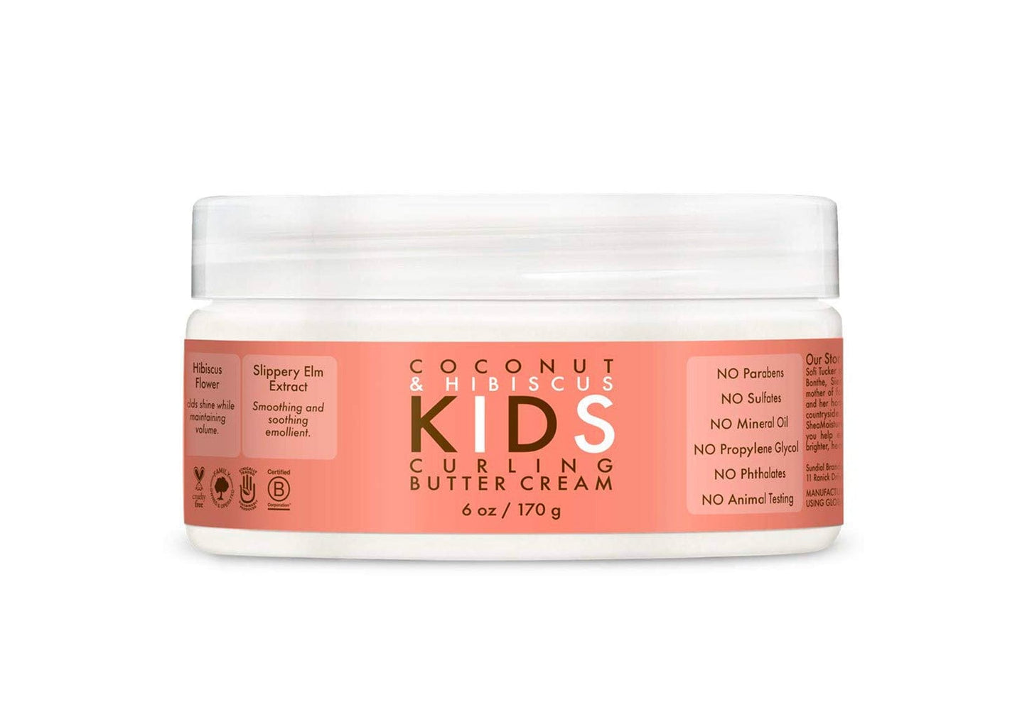 Shea Moisture Kids - Curling butter Cream - Crème Boucles Coco & Hibiscus pour enfants 170ml - Shea Moisture - Ethni Beauty Market