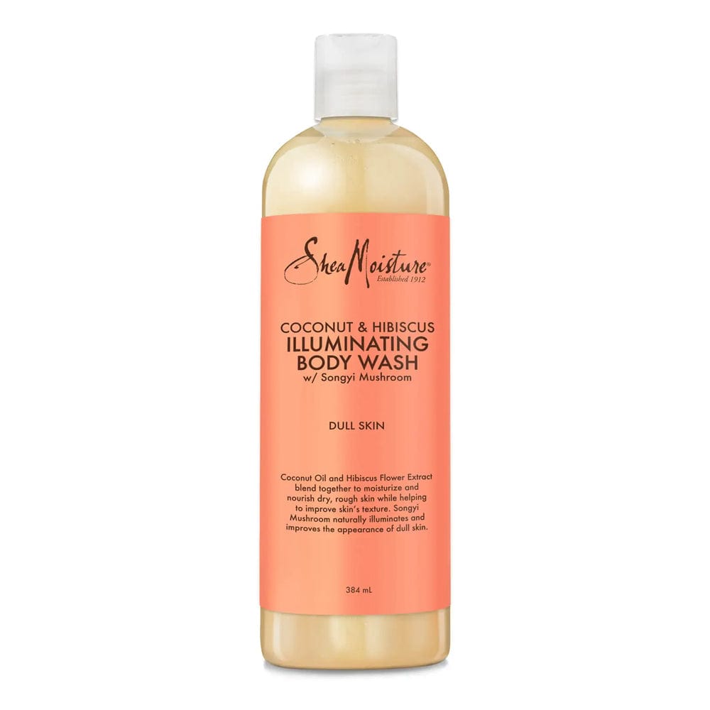 Shea Moisture - Gel Douche Illuminateur Noix De Coco & Hibiscus "Illuminating body Wash" -  384ml - Shea Moisture - Ethni Beauty Market