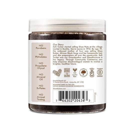 Shea Moisture - 100% Gommage au Café Moulu À L'Huile De Coco Vierge 340gr - Shea Moisture - Ethni Beauty Market