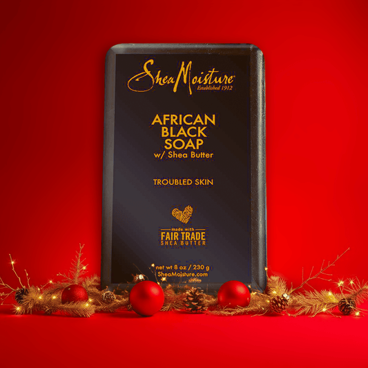 Shea Moisture - African Black Soap - Savon noir "anti-imperfections" - 99g - Shea Moisture - Ethni Beauty Market