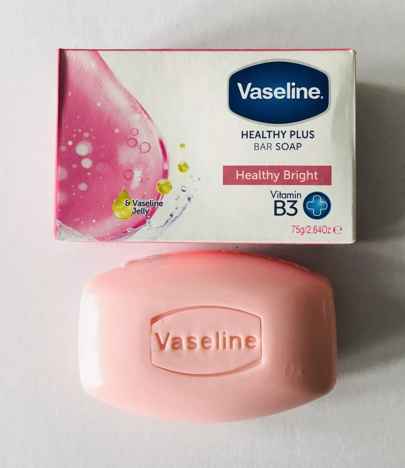 Vaseline - Savon Barre à la Gelée Vitamine B3 "Healthy Plus Bar Soap" - 75g - vaseline - Ethni Beauty Market