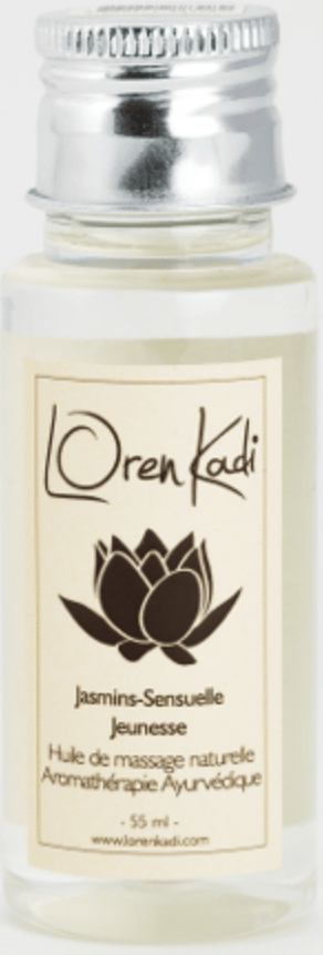 Loren Kadi - Huile de massage ayurvédique naturelle "Jasmin sensuelle jeunesse" - 55 ML - Loren Kadi - Ethni Beauty Market